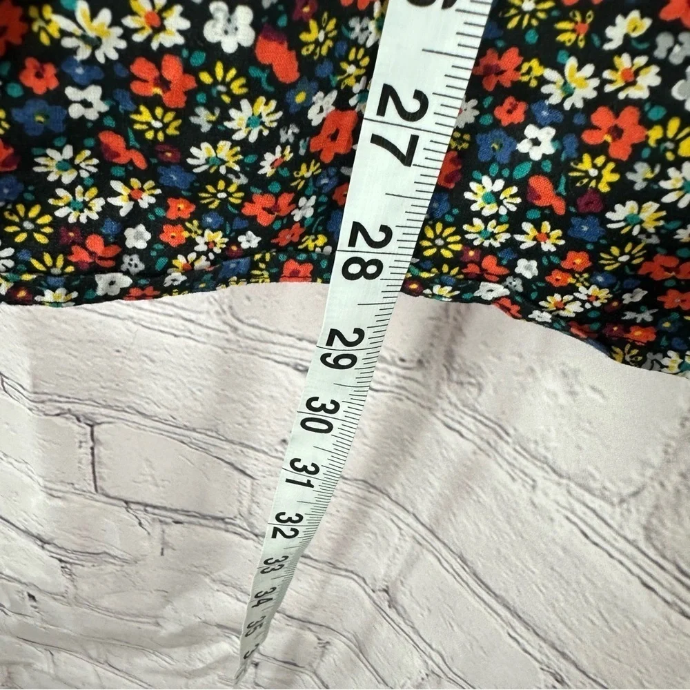 sewn for J. Crew slim tuntucket floral print secret wash Button Down Shirt sz M